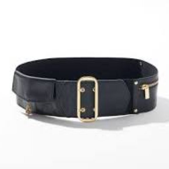 WHBM Black Utility Belt - Picture 1 of 3